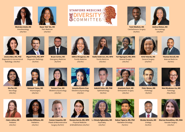 GME diversity committee portraits